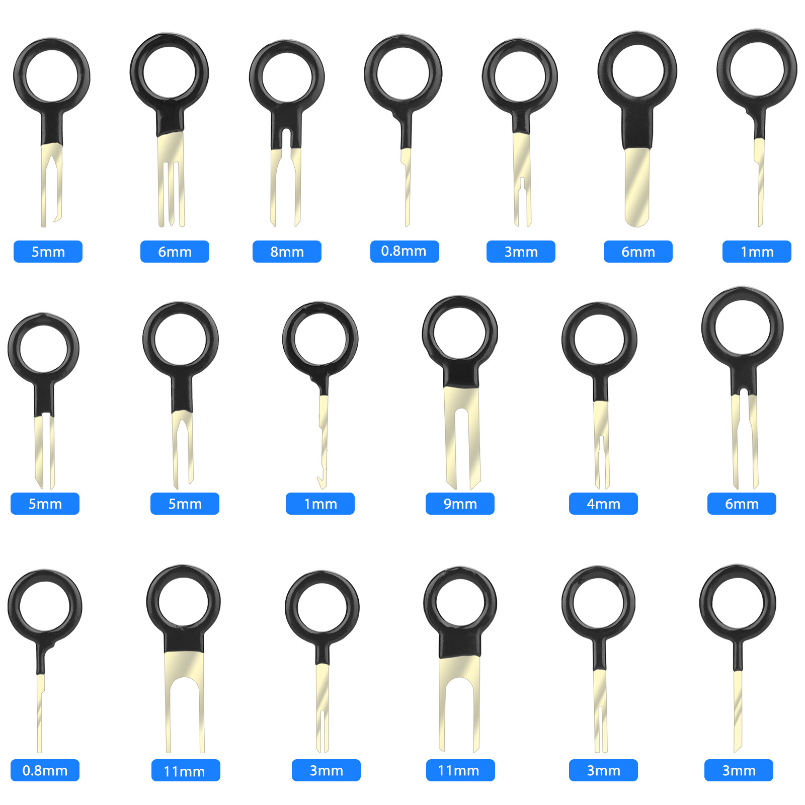 120Pcs Wire Terminal Removal Tool Car Electrical Wiring Crimp Connector Pin Kit