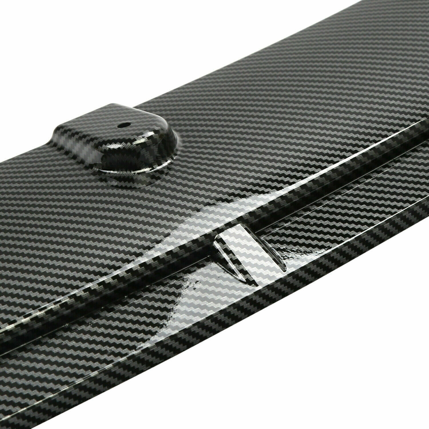 For Acura ILX 2019-2022 Carbon Fiber Look Front Bumper Lip Splitter Spoiler BE