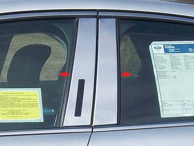 SS Pillar Trim 4Pc Fits 2013-2020 Ford Fusion PP53390 QAA