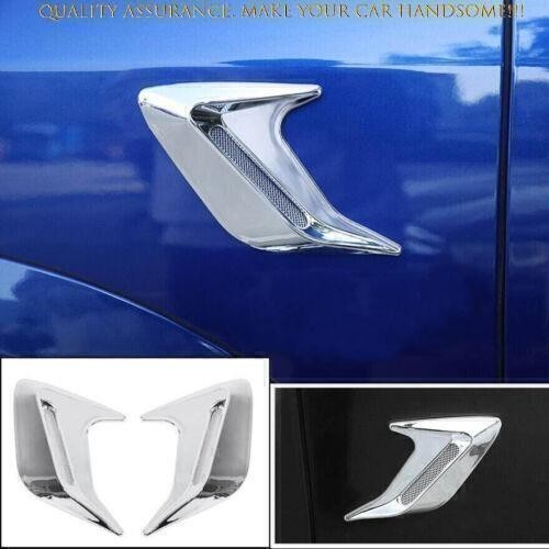 For Kia K5 Optima 2021-2024 Chrome Side Door Fender Vent Air Wing Molding Cover