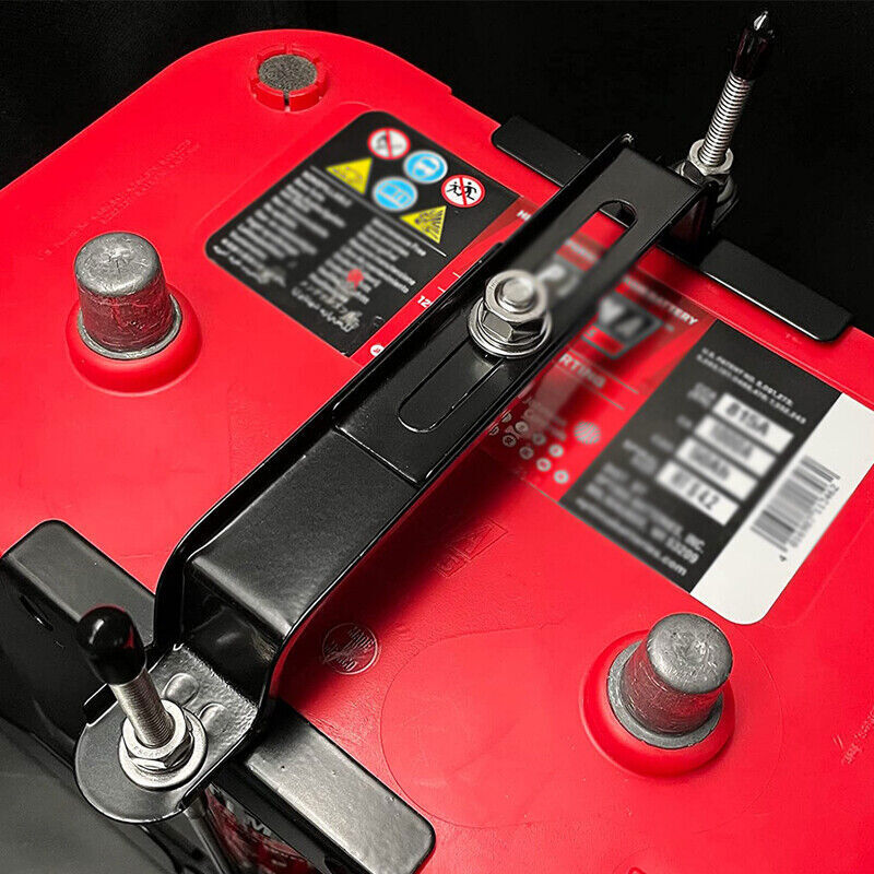 1 Set Universal Car Battery Retaining Clamp Holding Clamp Bracket Bolt Tie Down