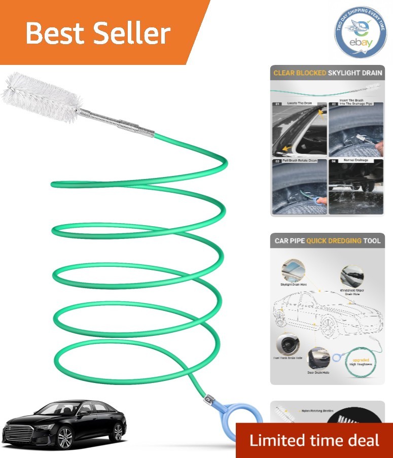High-Toughness 78 Inch Drain Brush with Reusable Design for Safe Cleaning