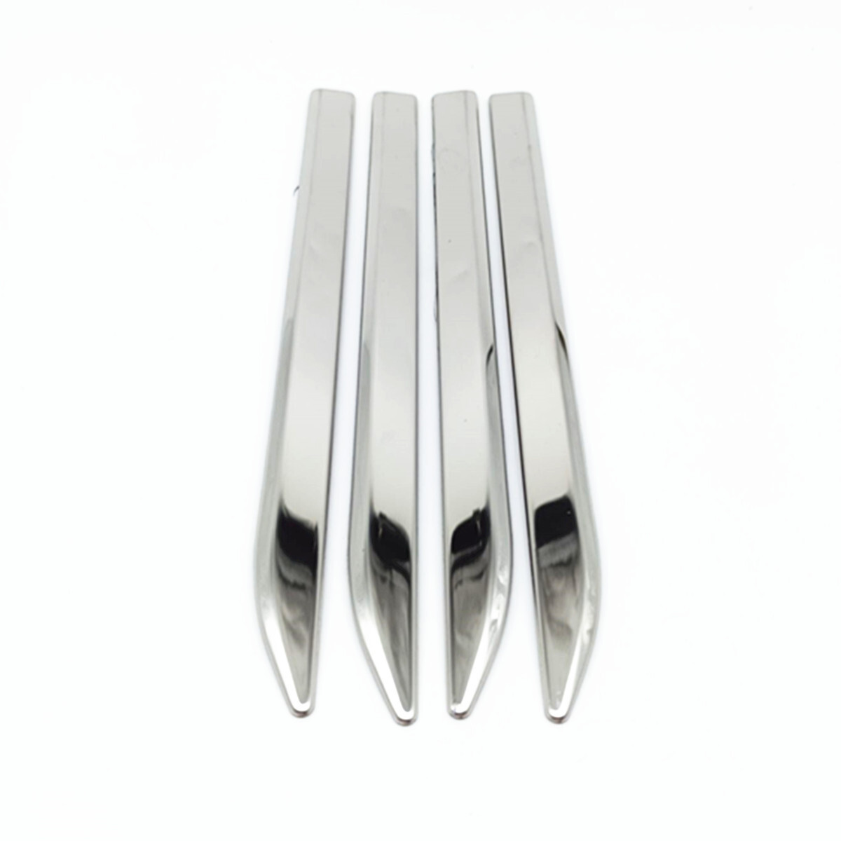 3D Chrome Strip Trim Cover Stainless Steel For Car Body Front Doors Side Fender