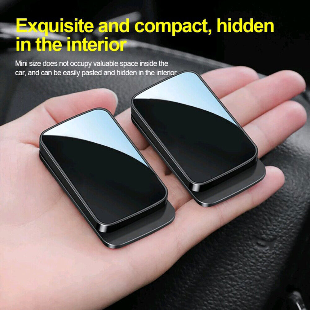 2x Magnetic Car Seat Belt Buckle Fixed Stabilizer Limiter Stopper Holder Parts
