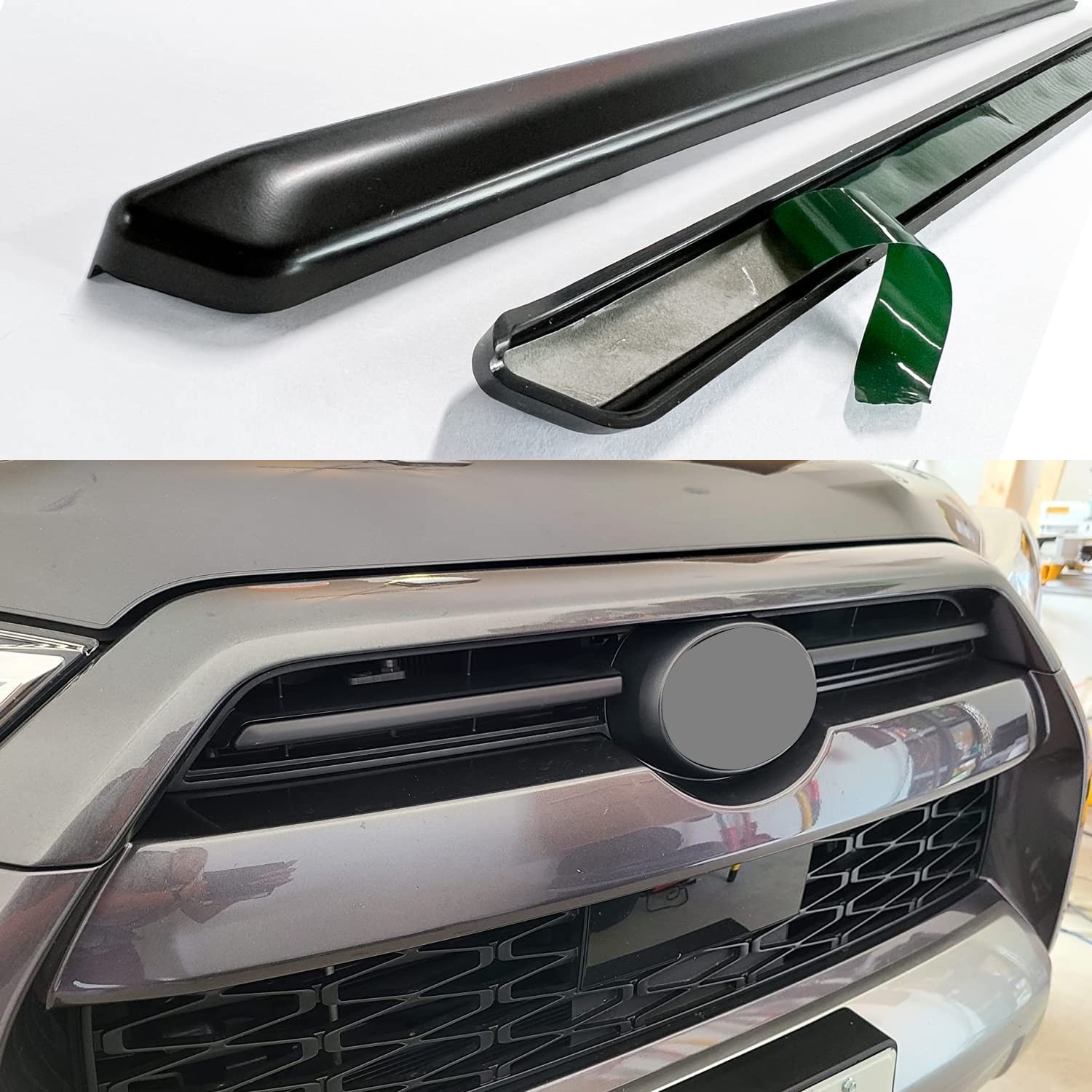 For 4Runner Road Overlay Kit Matte Black Out Front Grill Insert Trim Cover 20-24