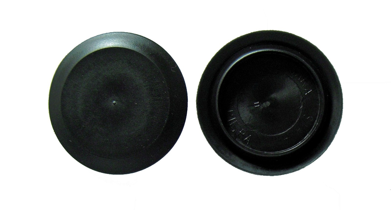 1″ Flush Mount Black Plastic Body and Sheet Metal Hole Plug Qty 10 1.0 Inch