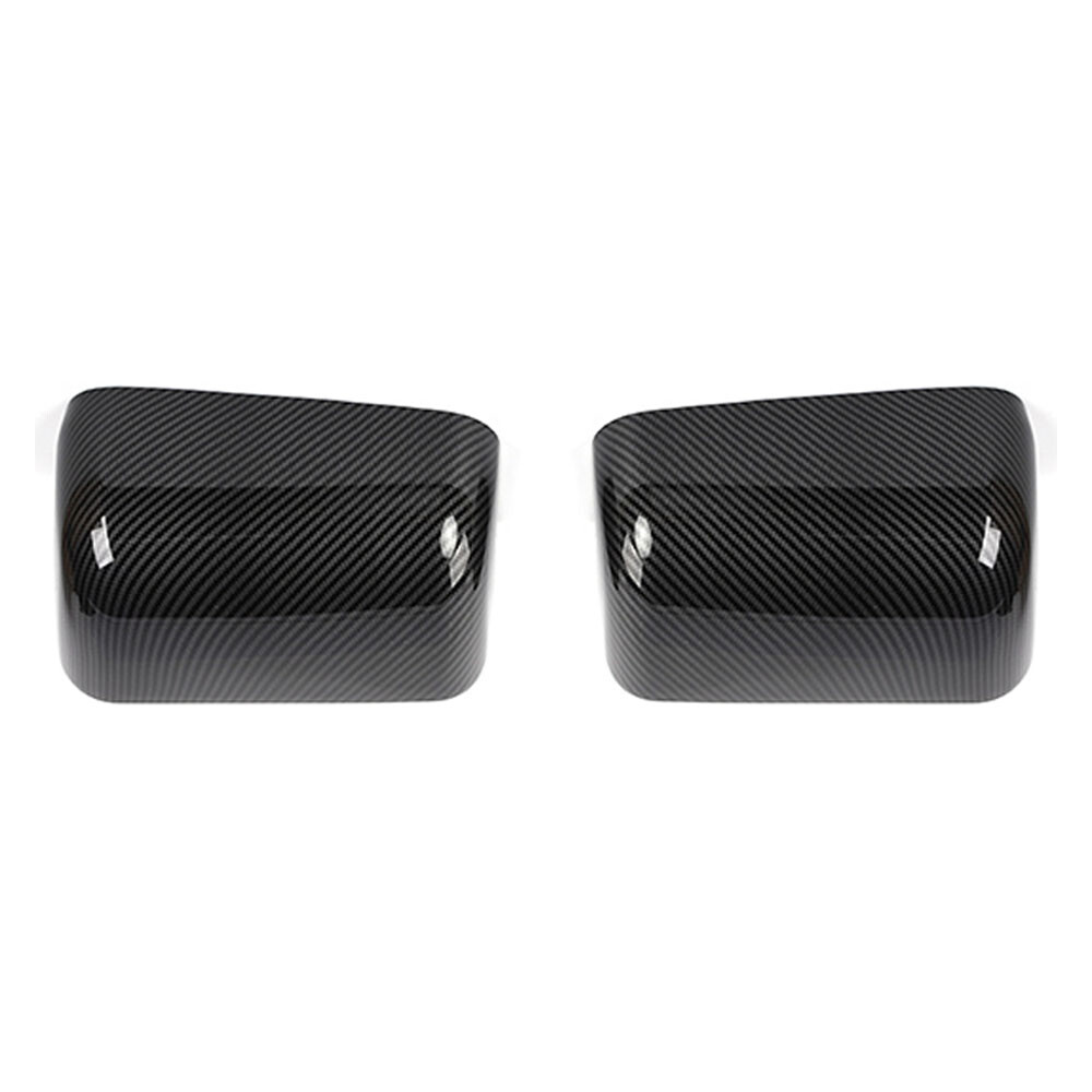 Carbon Top Half Towing RearView Mirror Cover Cap For Ford F250/350/450/550 08-16