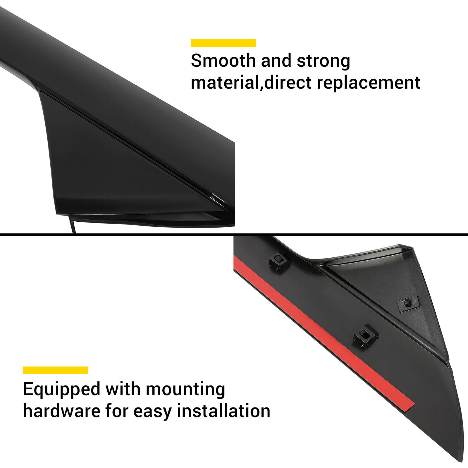Left & Right Side Windshield A Pillar Molding Trim Fit For 2011-19 Ford Explorer