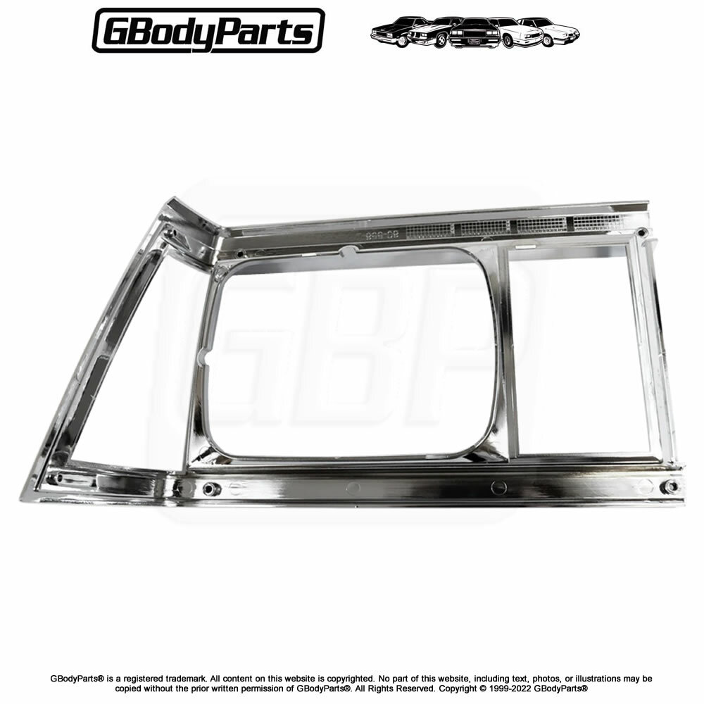 80*-81 Malibu El Camino Headlight Bezel Trim Side Marker Lamp Light SET
