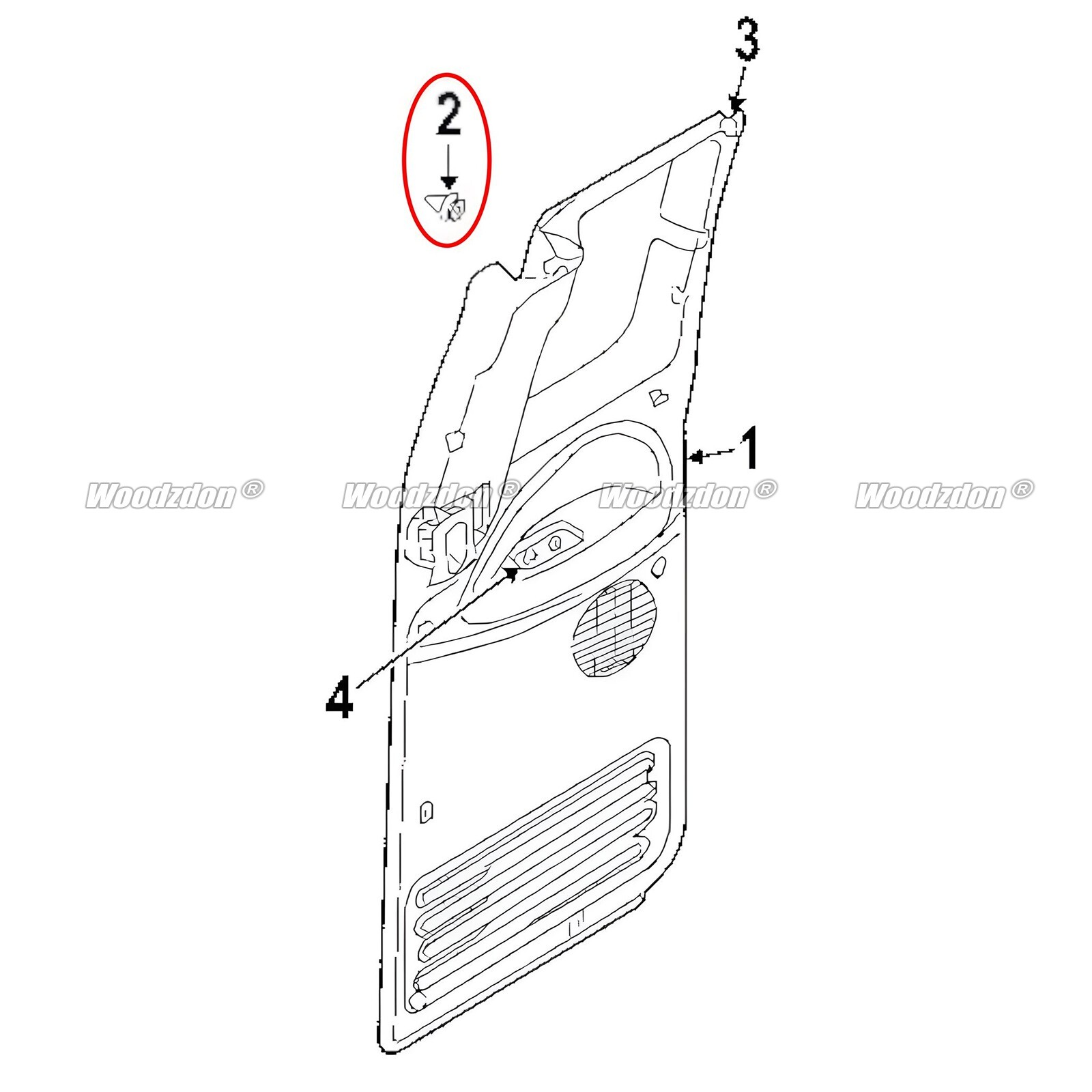 50 Interior Door Trim Plastic Panel Retainers Clips For Ford TRUCKS F-150 F-250