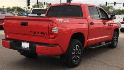 BLACK Tailgate Insert Letters Decal Vinyl Stickers for Toyota Tundra 2014-2021
