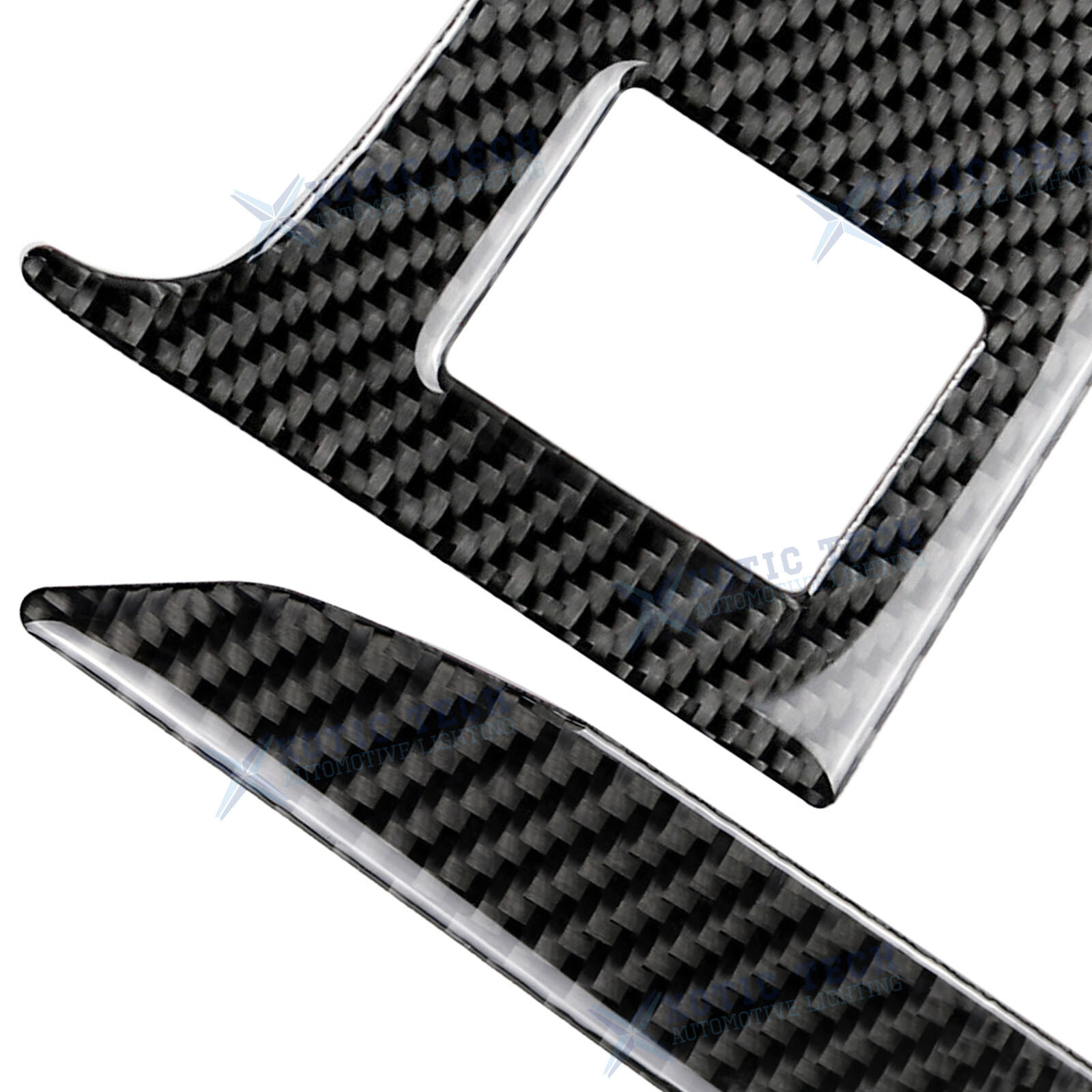 Carbon Fiber Gear Shift Box Panel + Side Cover Trims For Lexus IS250 2014 2015