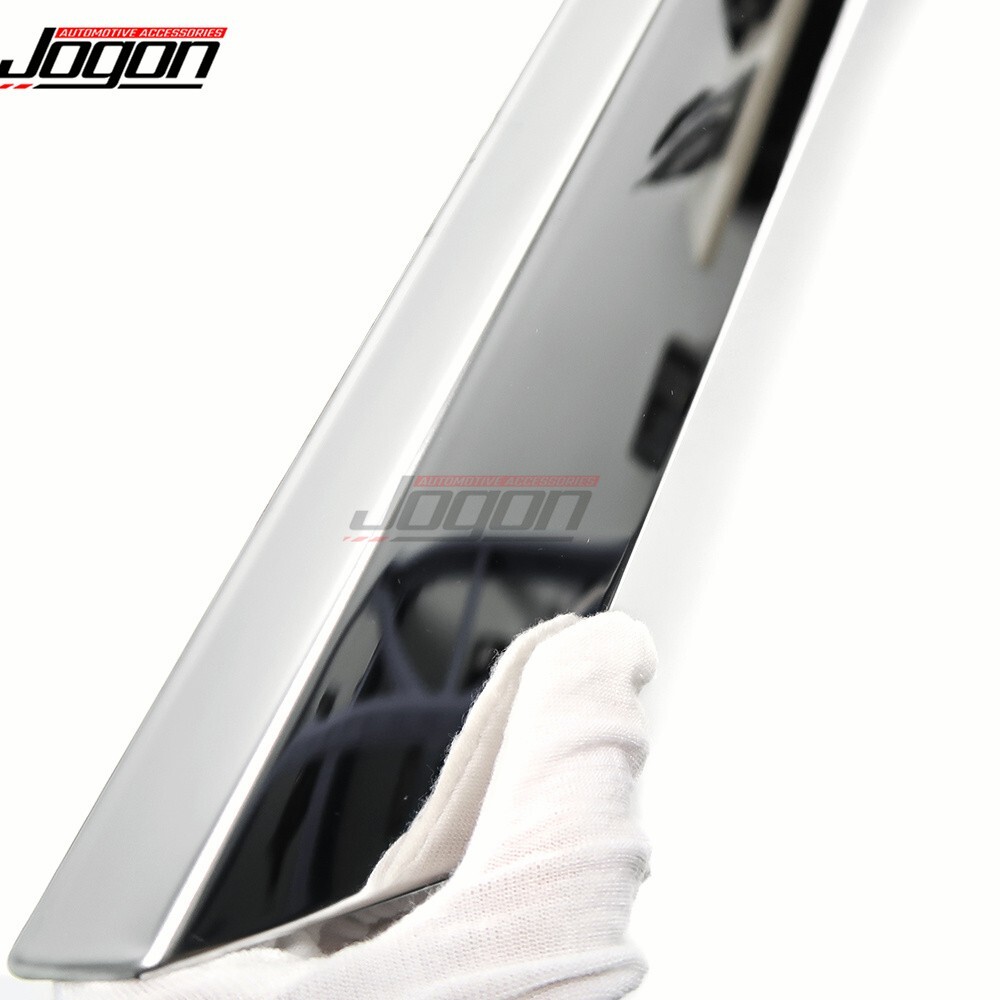 Chrome Side Window Strip Sill Molding Trim For Ford F-150 2021 2022-24 Super Cab