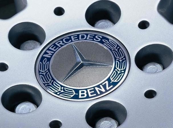 4pcs For Mercedes Dark Blue Wheel Center Hubcaps Emblem Rim Cap Set 75mm NEW