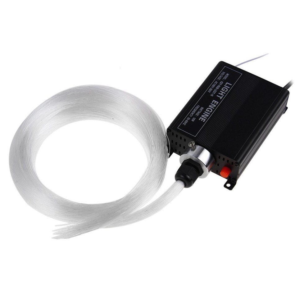 300 X 16W DC12V Car SUV Interior LED Multi Color Changing Fiber Optic Lamps Star