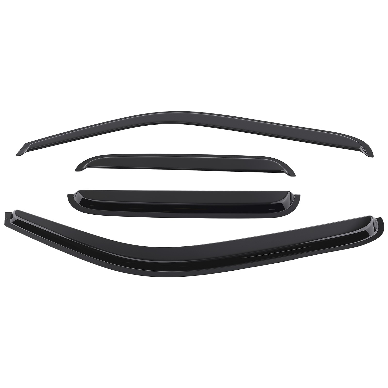 Rain Guard Vent Deflector for Chevy Silverado 1999-2006 Extended Cab Set 2.5mm