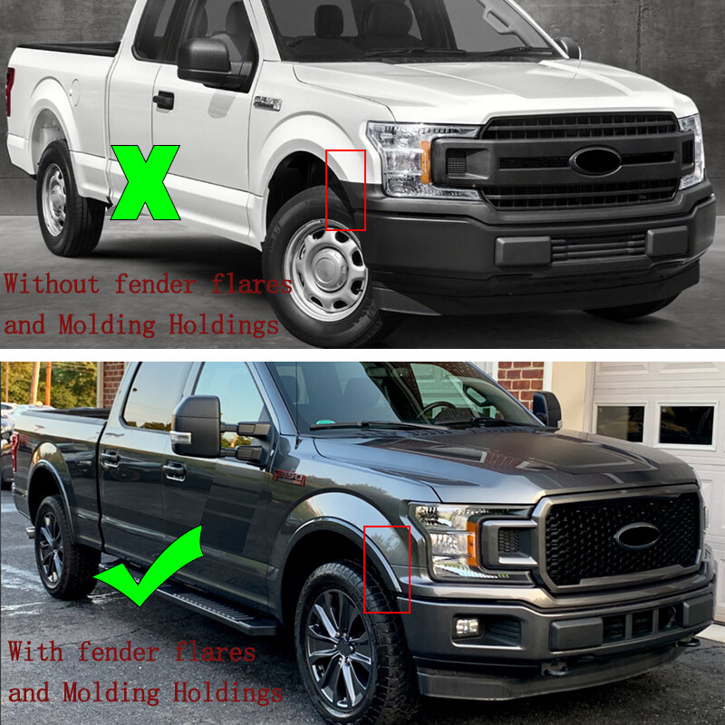 For 2018-2020 Ford F-150 F150 Magnetic Front Bumper Cover Grille Upper Molding