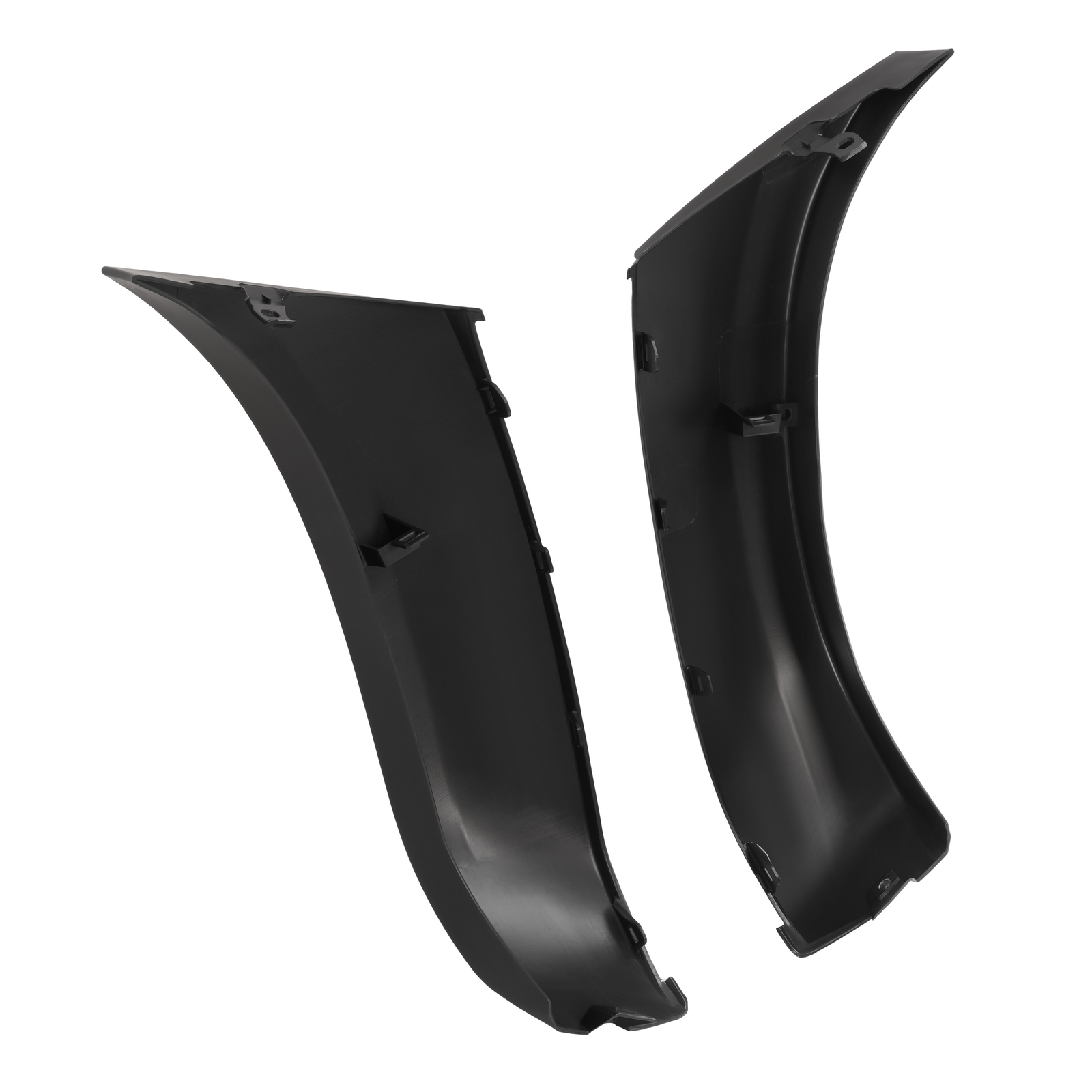 For Toyota Tacoma 2005-2011 2PCS Front Painted Black Bumper End Caps Cover