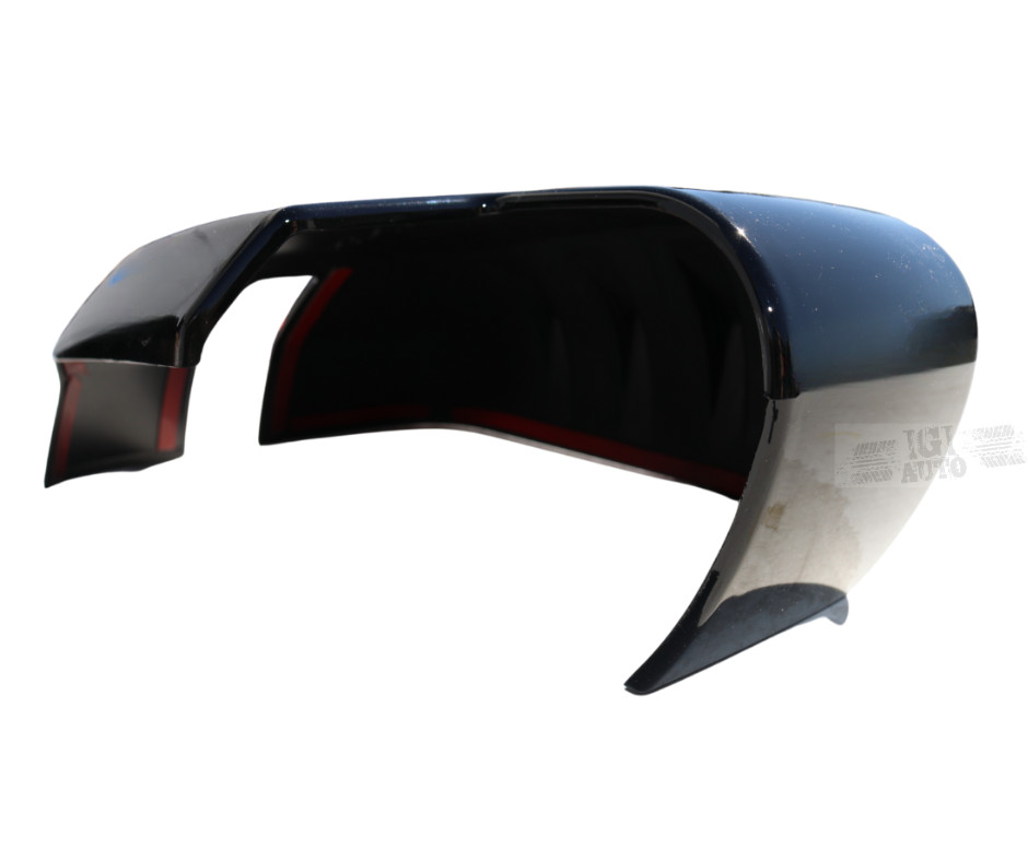 For 21–26 Ford Bronco ABS Plastic Gloss Black Rear Side Mirror Cover Trim Bezel