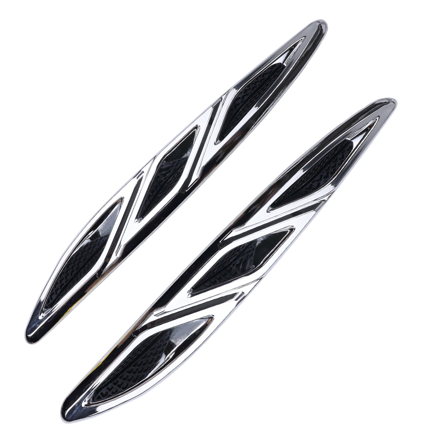 For 2012-2016 Buick Verano Front Hood Engine Vent Grille Molding Trim 2Pcs/Set
