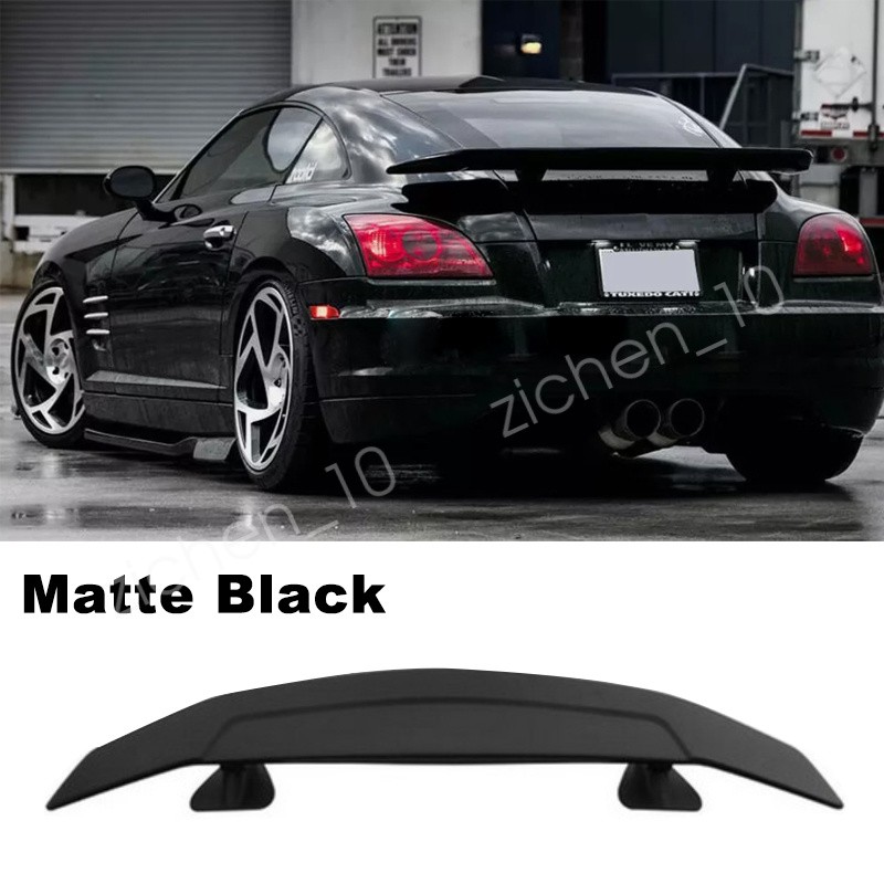 46″ Rear Trunk Spoiler GT Wing Racing Diffuser Matte For Chrysler 200 300 SRT-8