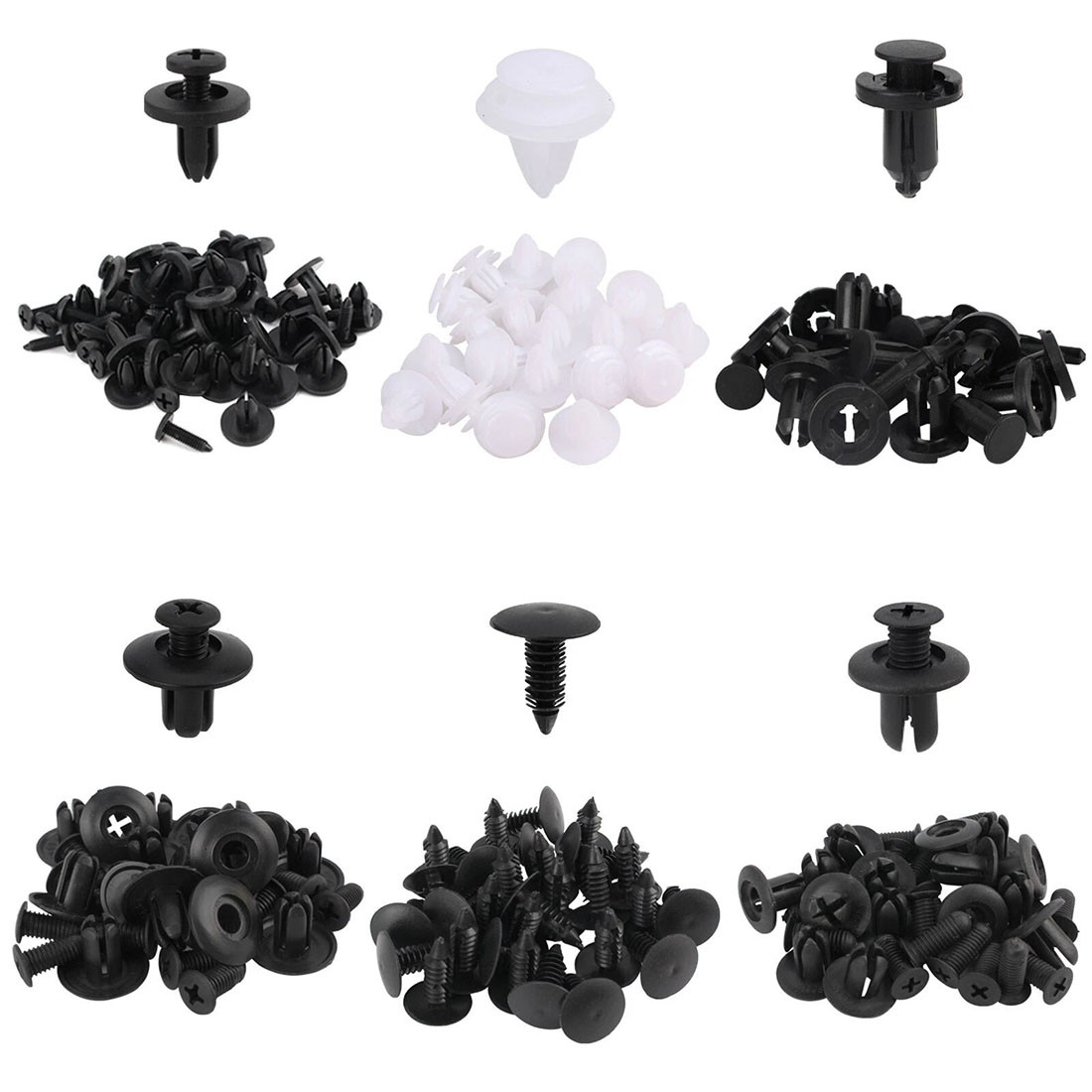Bumper Fender Liner Push Type Retainer Clips Fastener 100x Fits INFINITI Set