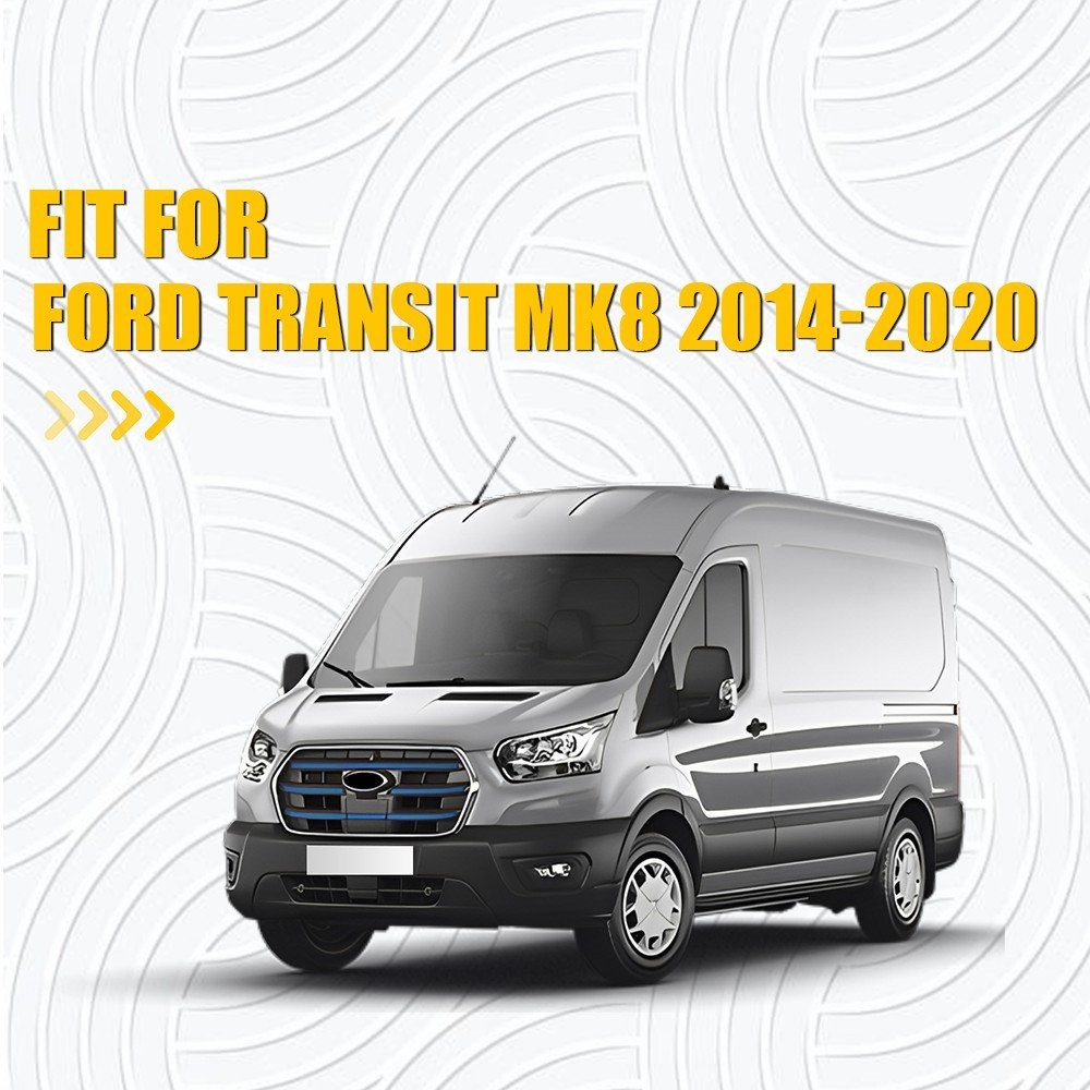 Black Left Right Mirror Fender Corner Cover Trim For Ford Transit MK8 2014-20 Y