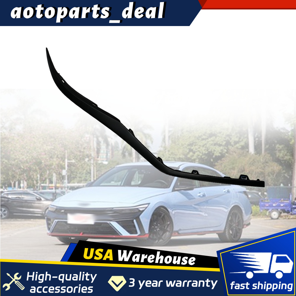 For 2024-2025 Elantra 86596AABA0 Front Passenger Right Side Bumper Trim Molding
