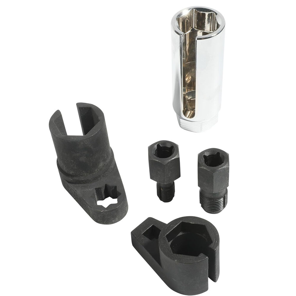 5Pc Auto Oxygen Sensor Thread Chaser Socket Vacuum Tool Remover Installer Set