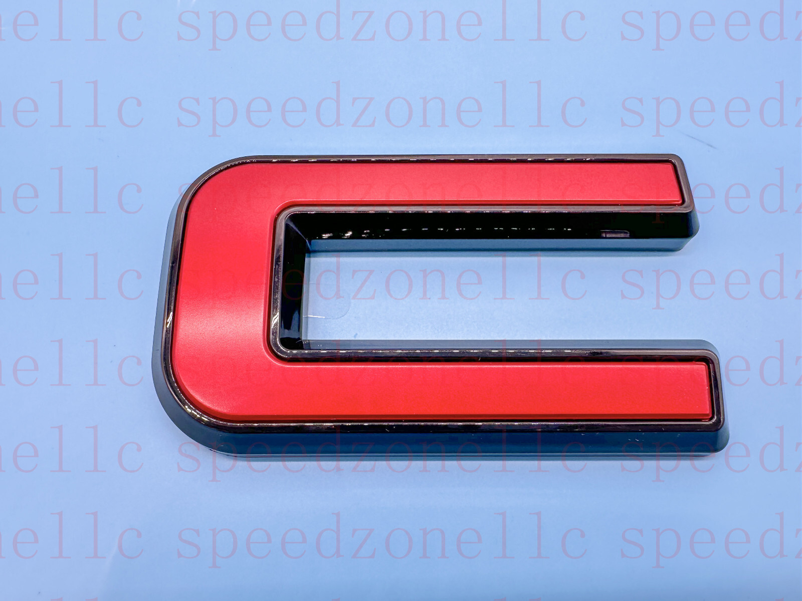 Front Red Black Emblem Overlay 2019-2024 GMC Sierra 1500 2500HD 3500HD