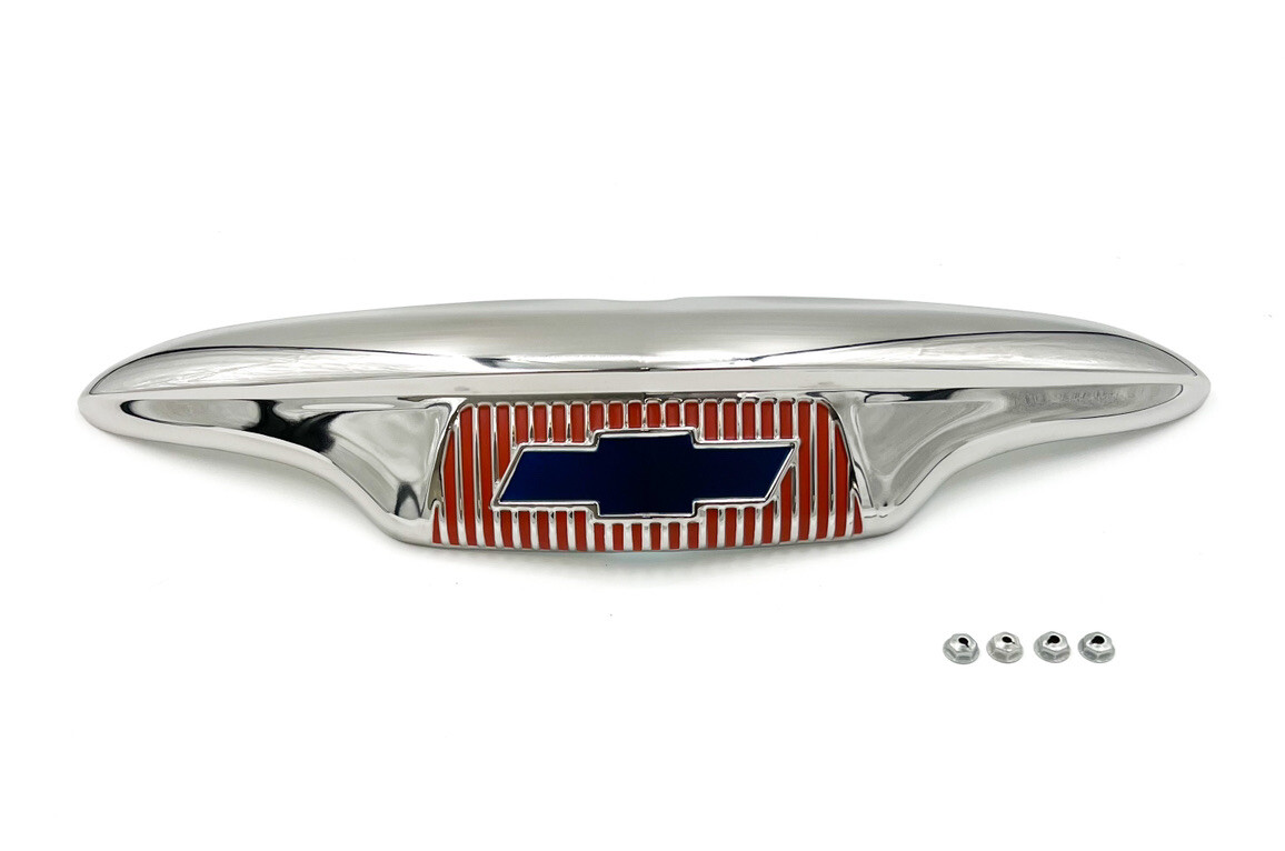 Stainless Steel Hood Emblem Ornament For 1954-1955 Chevy Truck (First Series)