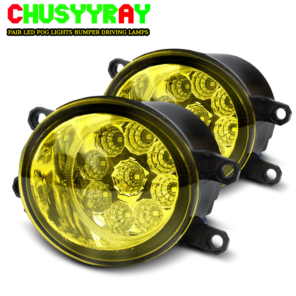 Pair LED Fog Light Driving Lamps For Lexus IS250 IS350 2010-2012 IS F 2008-2014