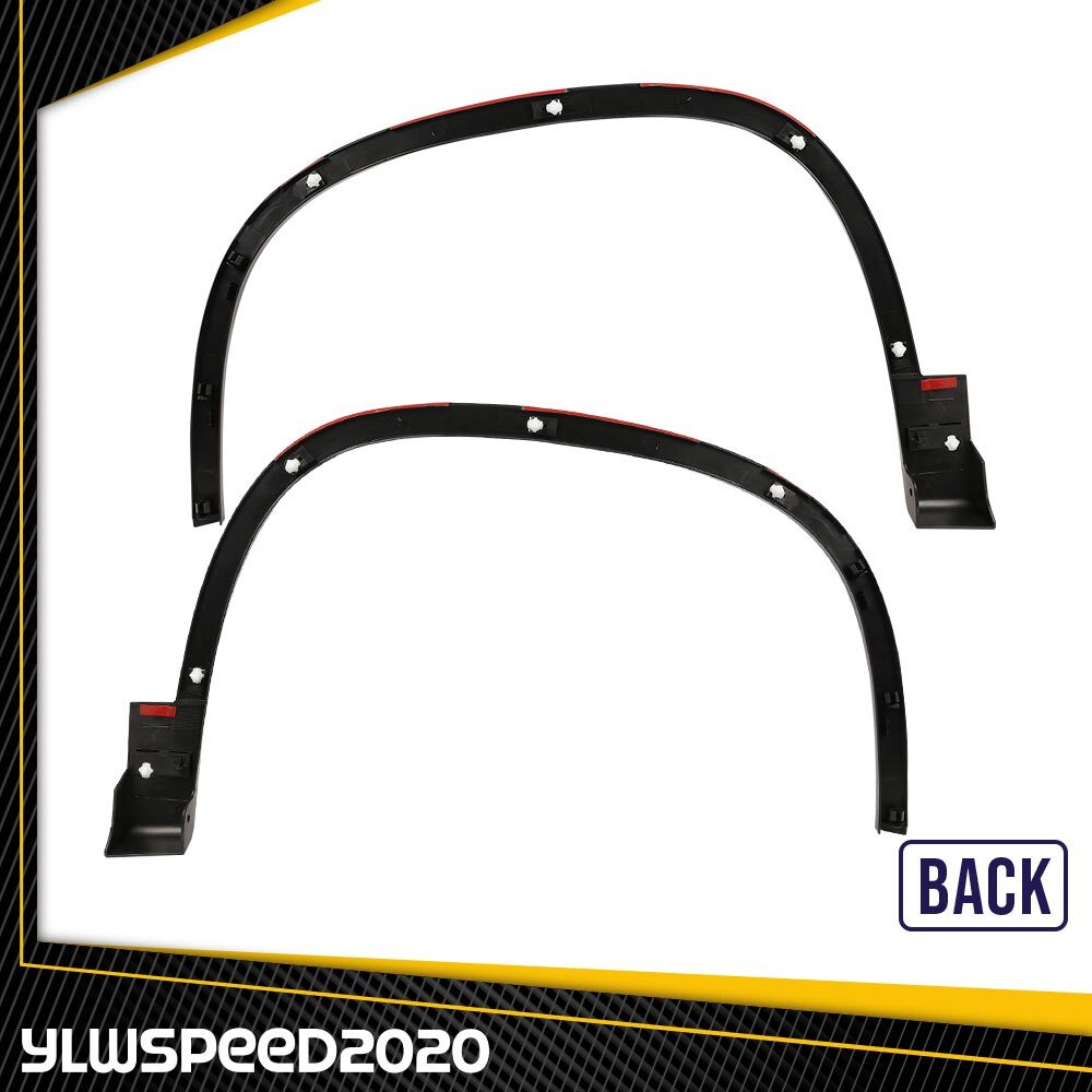Fit For 2012-17 Volkswagen Tiguan Textured Black Front LH+RH Side Fender Flare