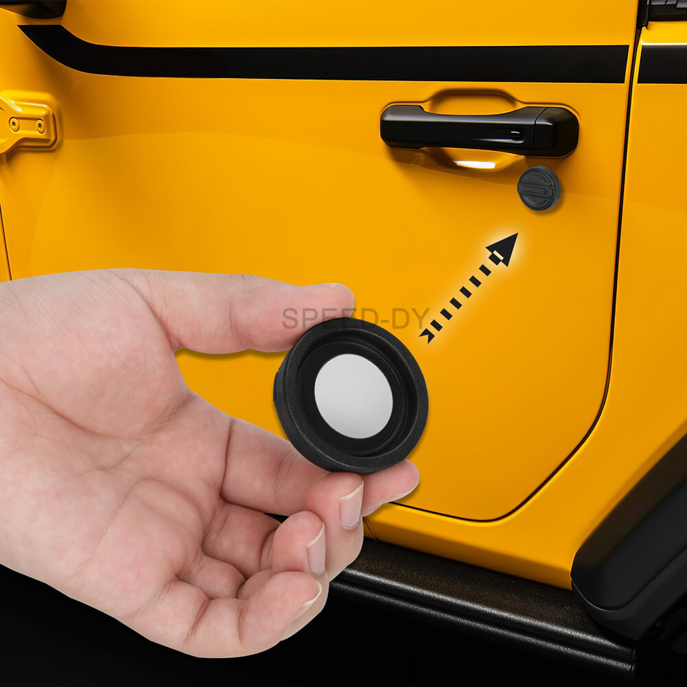 3-Pack Door Lock Key Hole Socket Cap Cover Trim For Jeep Wrangler TJ JK JL JT