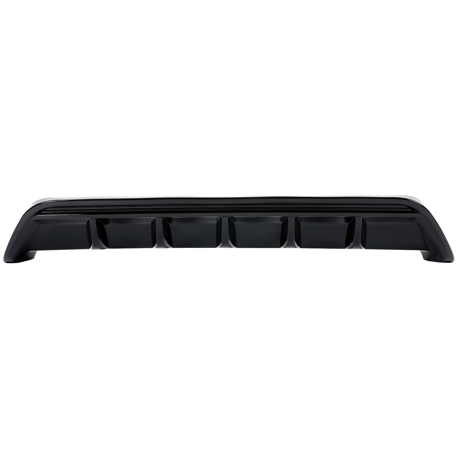 For Toyota Camry SE XSE 2018-2023 Shark Fin Rear Bumper Diffuser Glossy Black