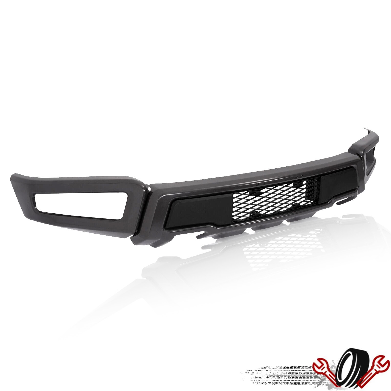 Steel Front Bumper Assembly For 2018 2019 2020 Ford F150 Raptor Style Gray