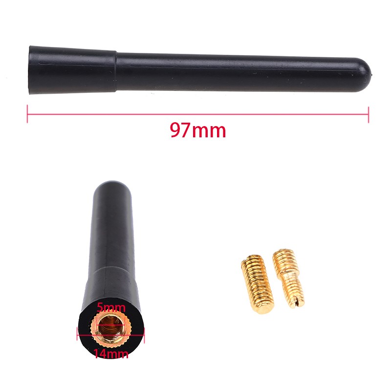 4 inch ” Short Black Antenna Mast AM/FM for FORD TRANSIT CONNECT 2010-2023 New