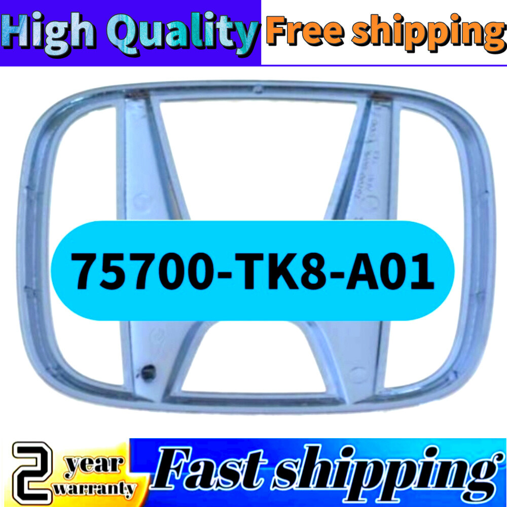 Front Grille Emblem 75700-TK8-A01 For Pilot 12-15 Odyssey 11-17 Ridgeline 12-14