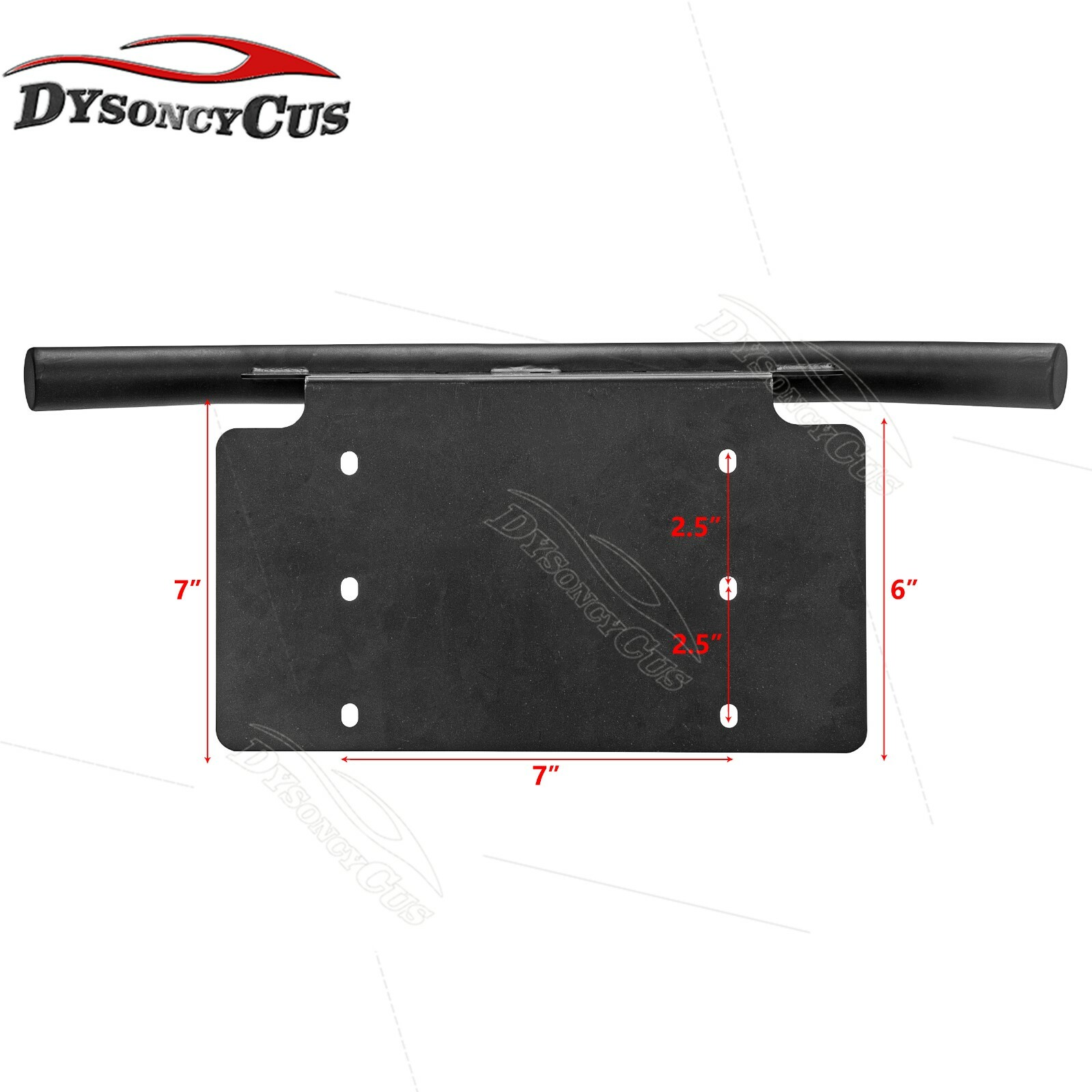 Universal Bull Bar Bumper License Plate Bracket Led Light Bar for SUV Truck Car