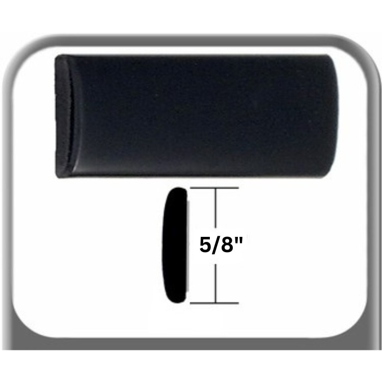 Cowles 5/8” Band Wheel Well Molding, 30 Feet – Black