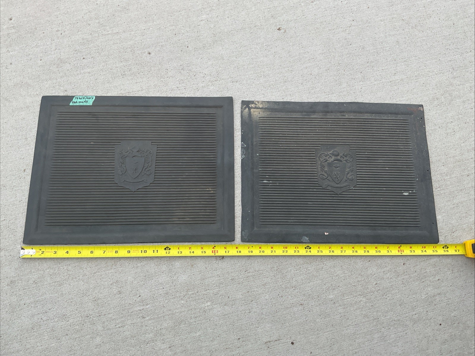 Vintage DeSoto? Mopar? Car Mats. 1940’s ?