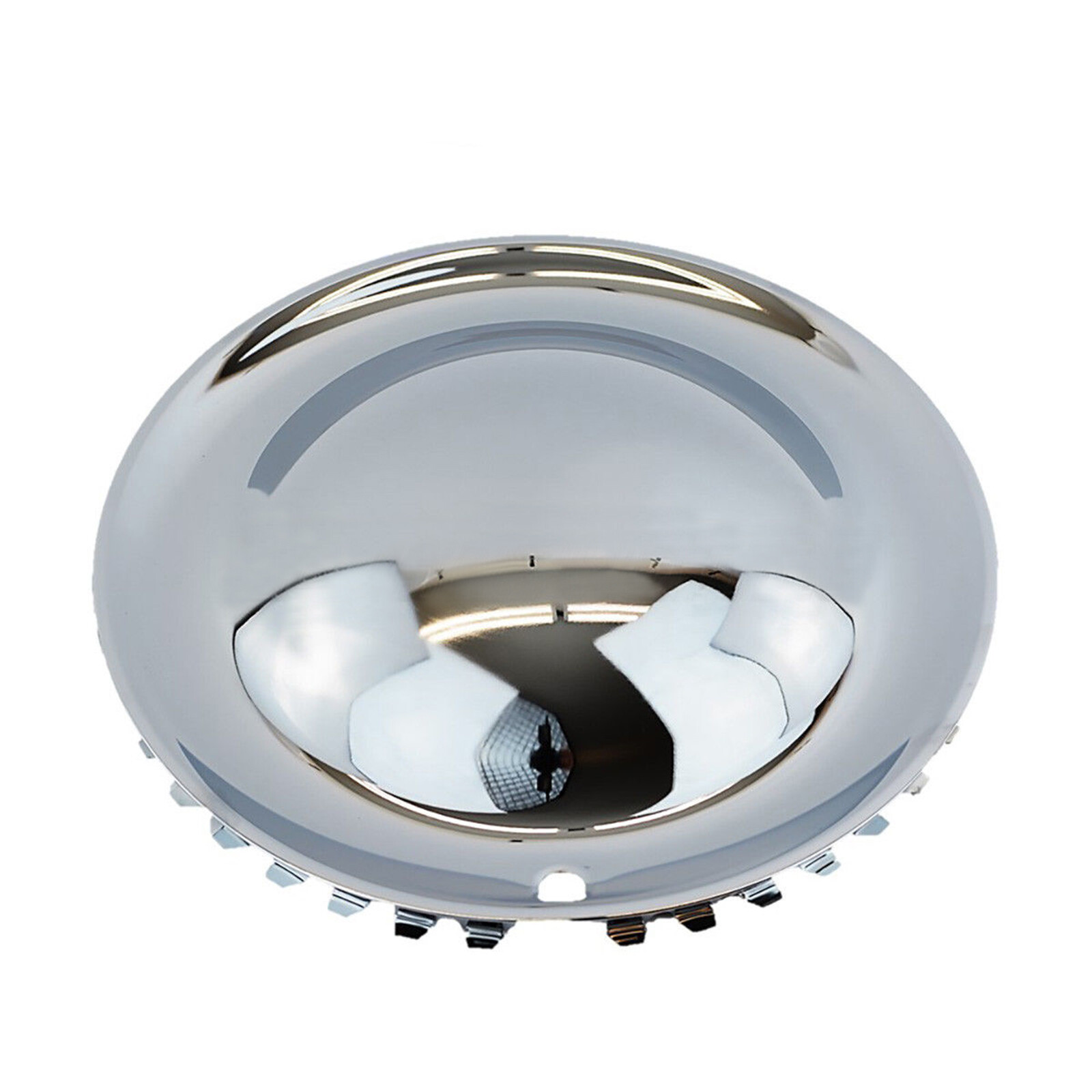 15″ Full Steel CHROME Baby Moon Hub Cap Hubcaps Wheel Trim Covers – Set of 4