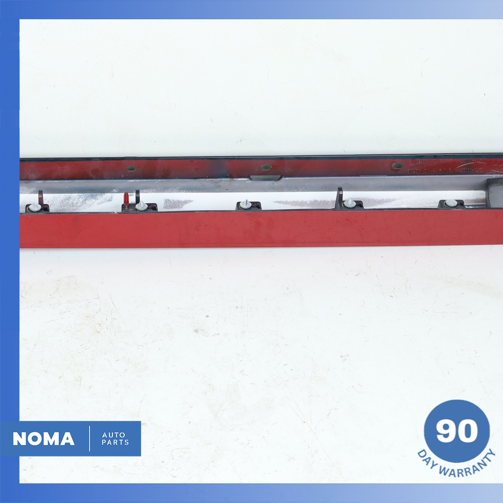 17-20 Jaguar X760 XE Sport Right Side Skirt Rocker Molding Panel Red OEM