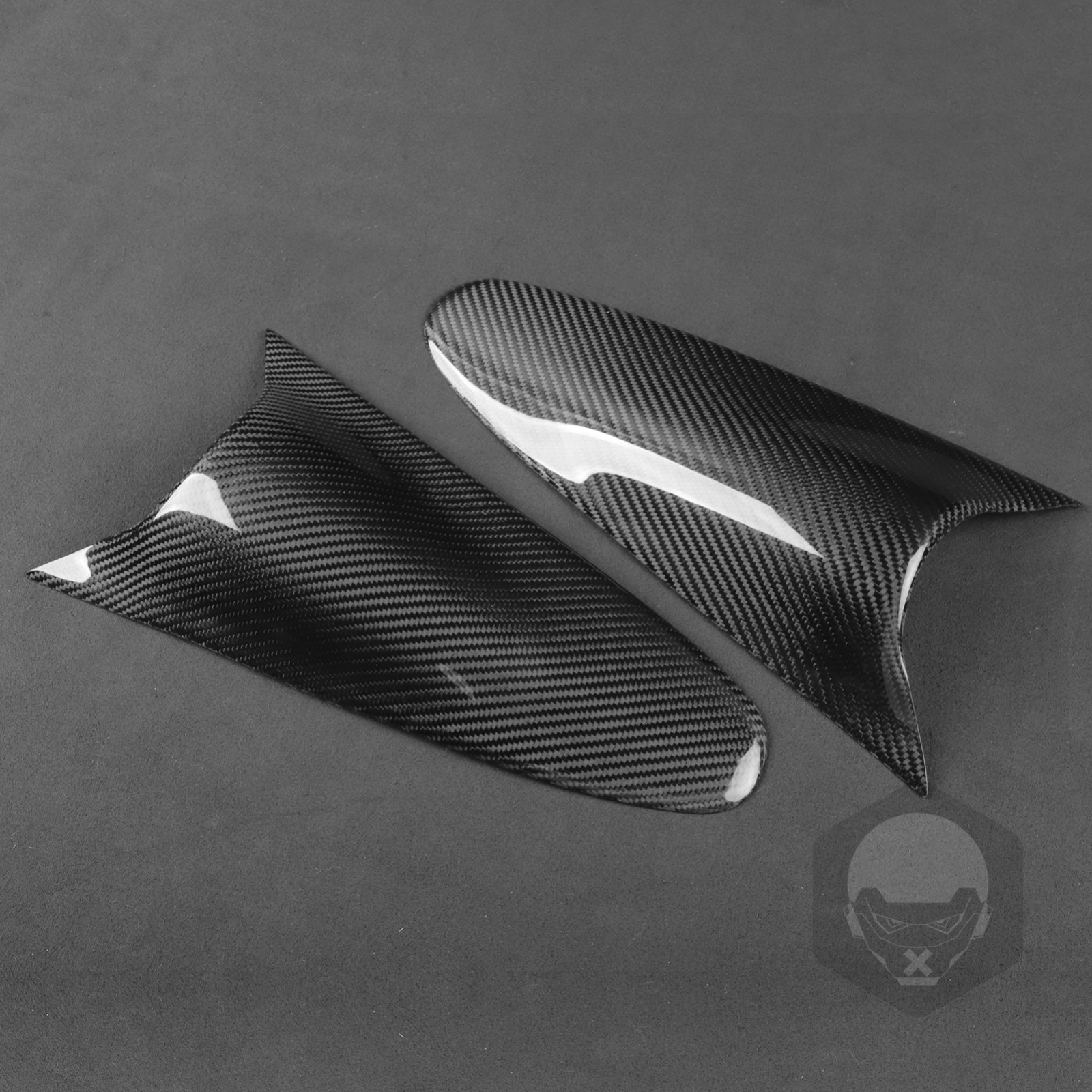 Real Dry Carbon Fiber Front Headlight Eyebrow Cover Trim For Toyota Celica 00-05