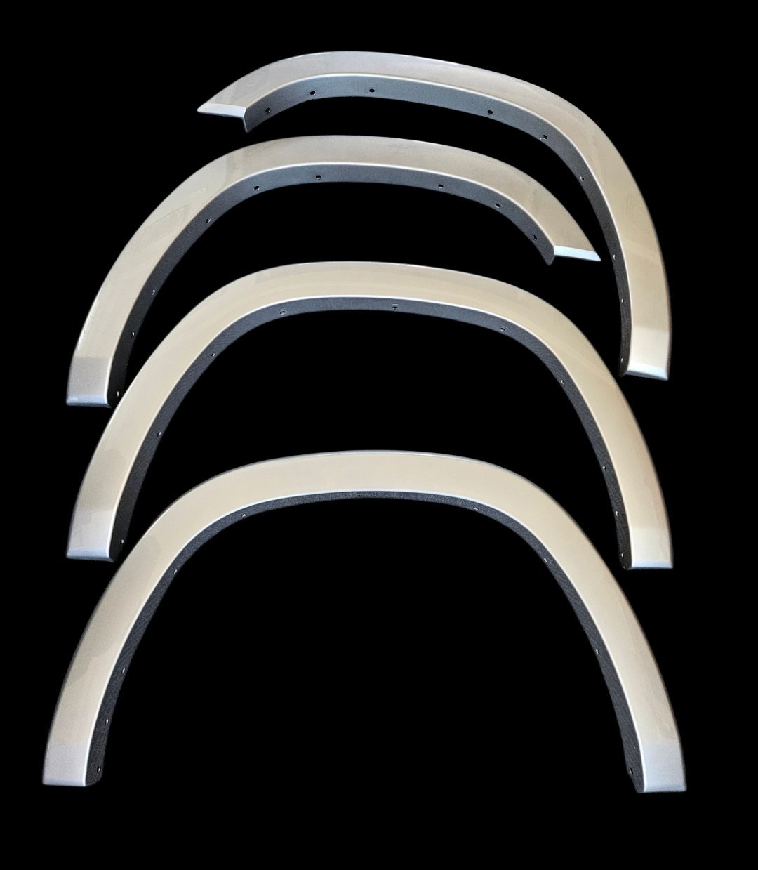 Dodge Ram 1500 Factory OEM 2019-2024 Fender Flares Set Original Billet Silver