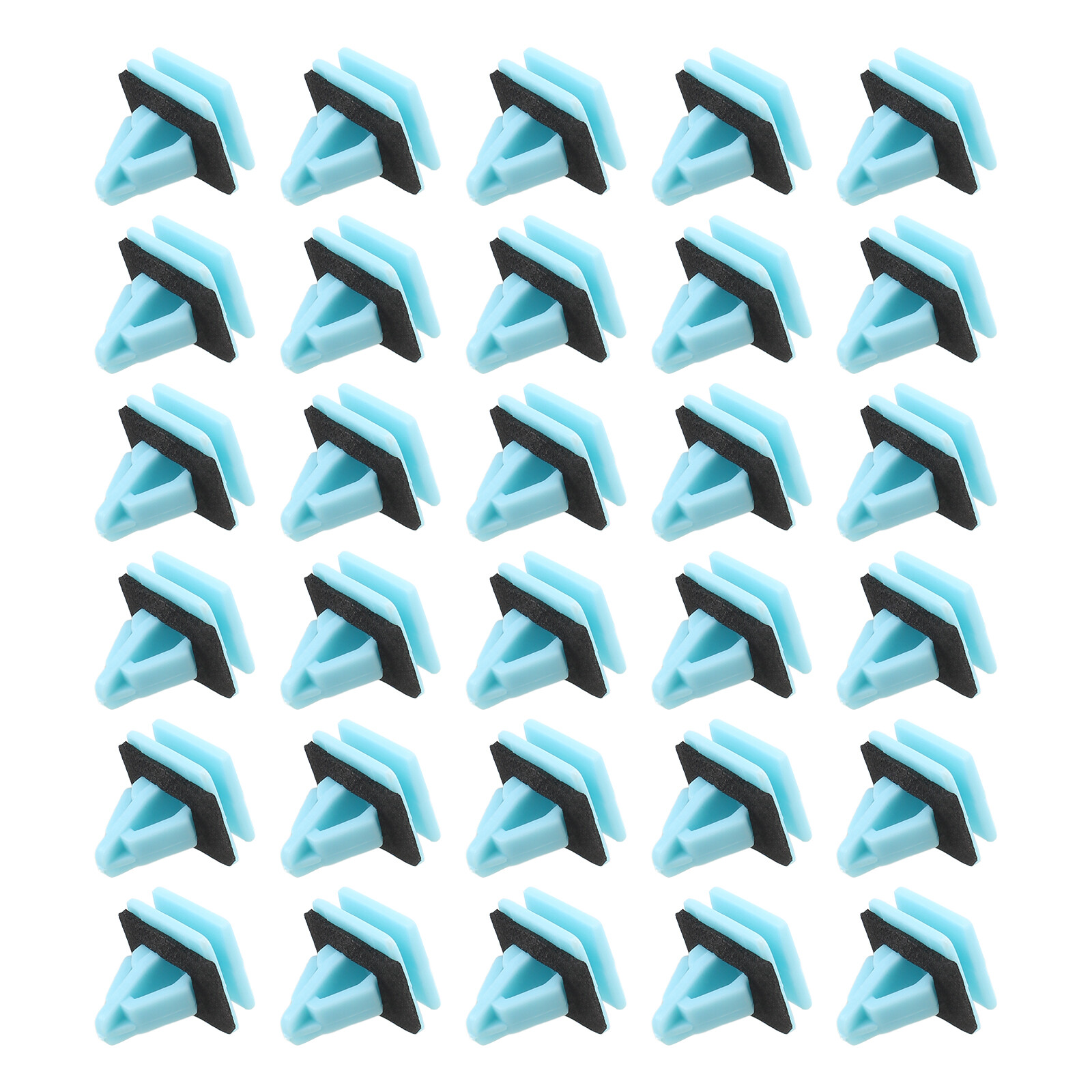 30x Rocker Panel Moulding Clip Sealer Blue Retainer Fits For Hyundai 87758-3L000
