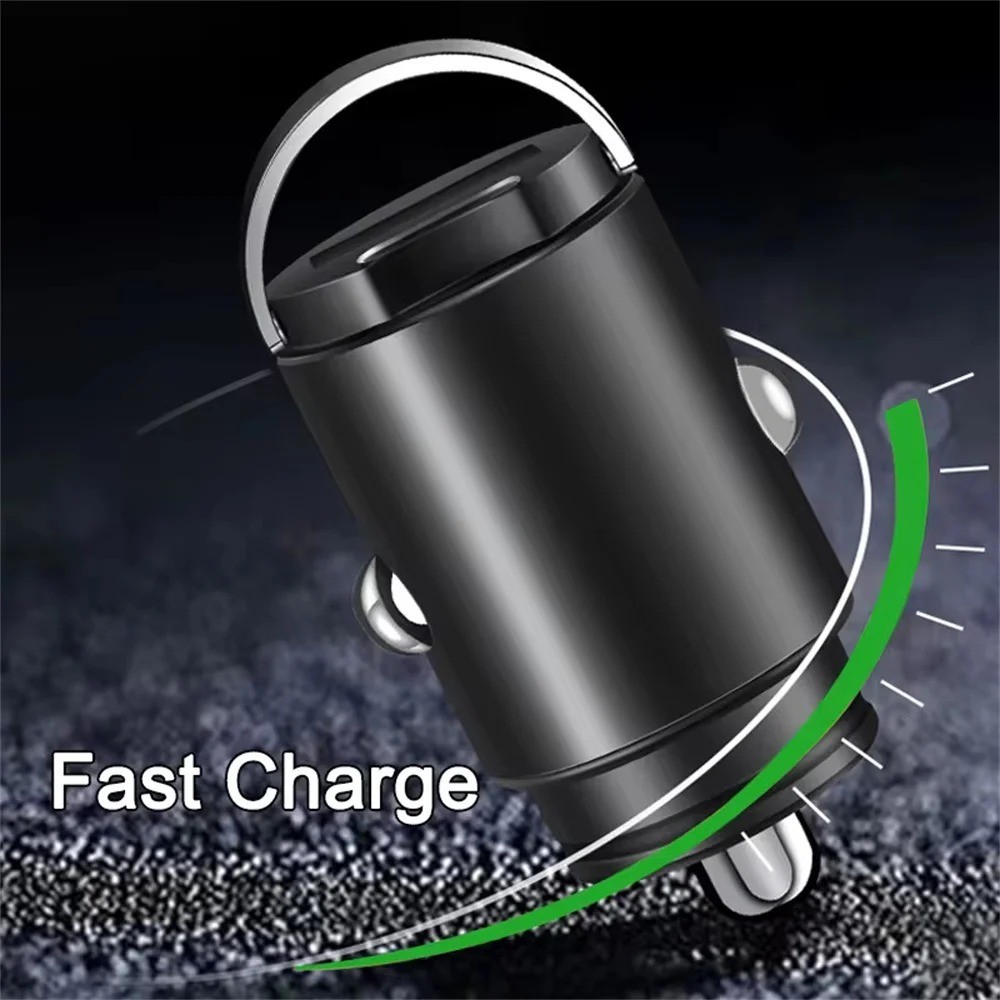 200W Mini Car Charger PD QC3.0 Fast USB C for iPhone Samsung Xiaomi PD QC30