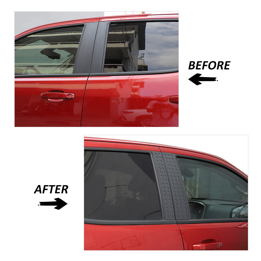 B Pillar Window Post Decor Cover For Chevy Colorado/GMC CANYON 2014+ Accessories