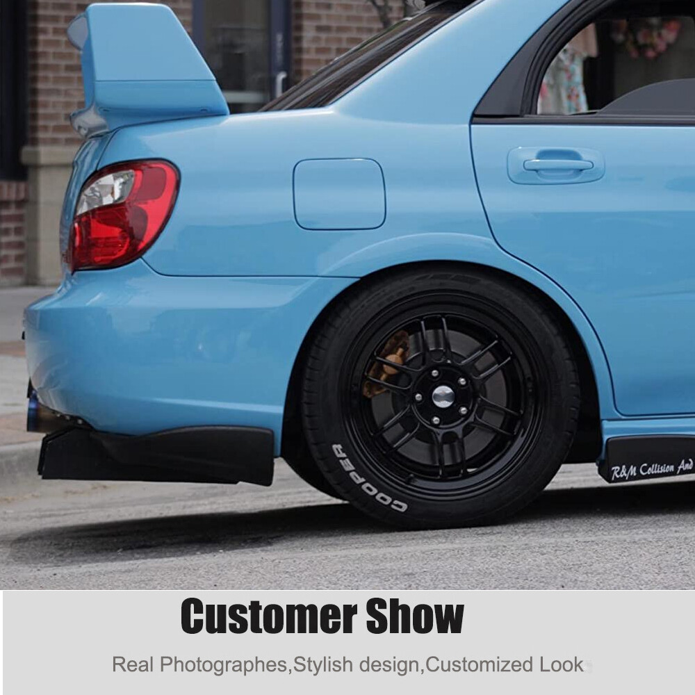 For Subaru Impreza STI WRX 2002-09 Rear Wide Wheel Arch Fender Flares Trim 2PCS