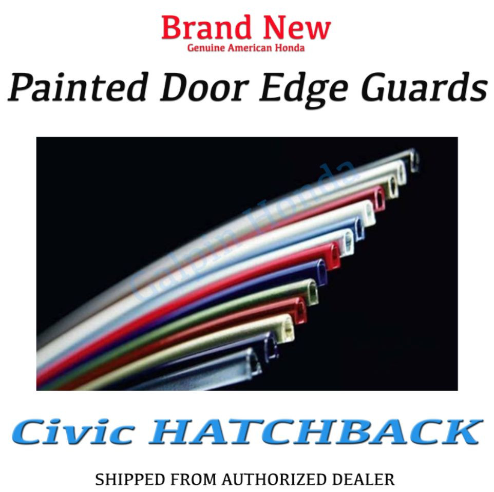 Genuine OEM Honda Civic Hatchback Painted Door Edge Guards 2017 5dr Hatch Back